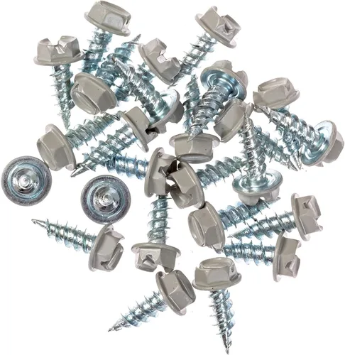 Vista 4 de Eagle 1 Rollos intermitentes de aluminio pintado, 75 pies x 11.75 y 15 pulgadas, aluminio resistente 027, muchos colores, incluye 100 tornillos