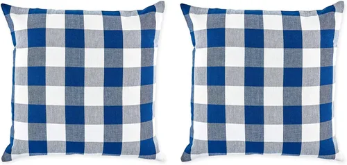 Vista 9 de DII Juego de fundas de almohada 100% algodón, color negro, 20 x 20 pulgadas, 2 piezas