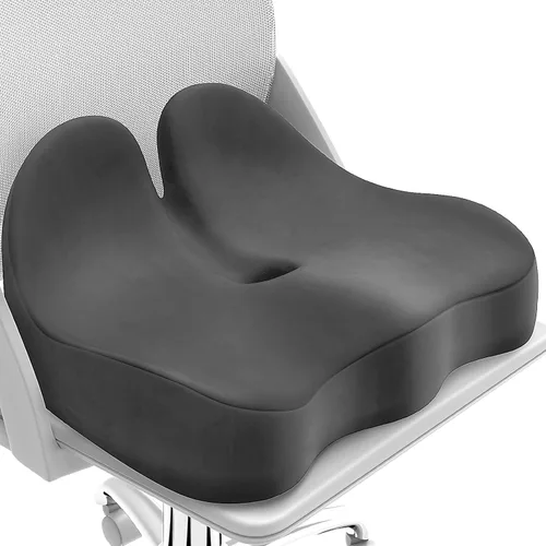 Vista 9 de CushZone Cojín de Asiento, Cojín de Asiento de Espuma Viscoelástica para Silla de Oficina para Sillas de Oficina/Automóvil/Viaje Largo/Silla