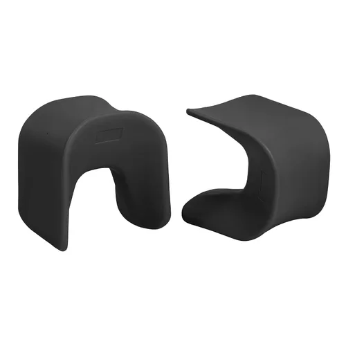 Vista 52 de ECR4Kids Asiento ondulado, altura del asiento de 14 a 15.1 pulgadas, taburete de perca, amarillo, paquete de 2