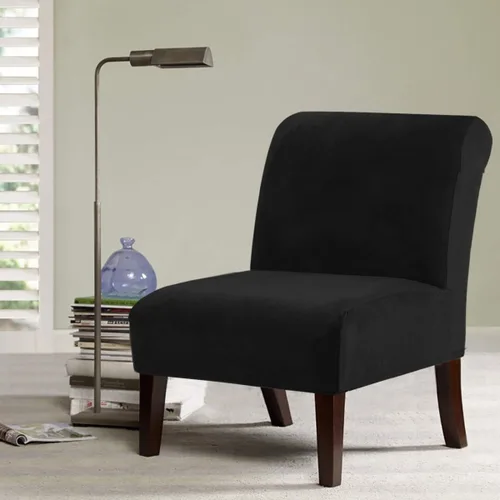 Vista 2 de H.VERSAILTEX Fundas para Sillas de Acento sin Brazos de Terciopelo Grueso Fundas Elásticas de Alta Elasticidad para Sillas sin Brazos para Sala