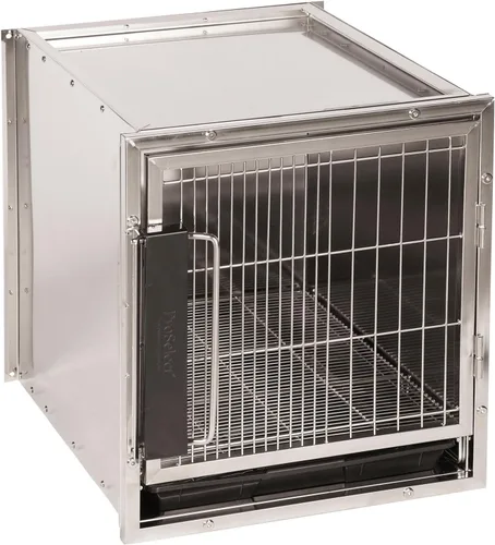 Vista 2 de ProSelect - Perrera modular de acero inoxidable, pequeña