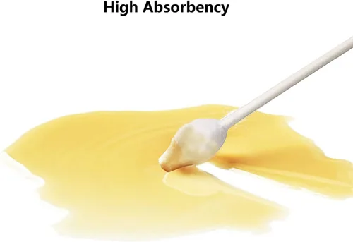 Vista 5 de 2 paquetes de 160 hisopos de algodón de seguridad con punta grande, capullos de algodón para bebé