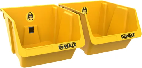 Vista 7 de DEWALT Contenedores de plástico, capacidad de 10 libras, compatible con sistema de almacenamiento de taller DEWALT (DWST82813)