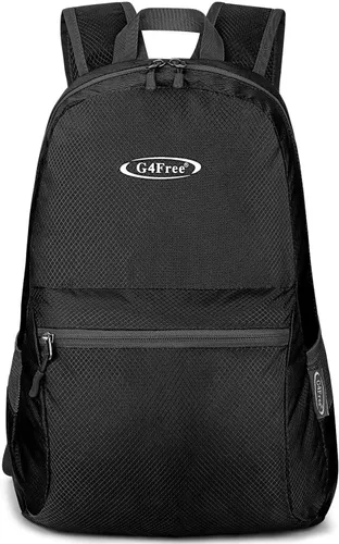 Vista 19 de G4Free Mochila plegable ligera de 20L para viajes, senderismo, mochila plegable para hombres y mujeres