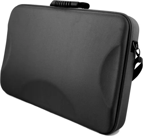 Vista 2 de CASEMATIX Funda de viaje para controlador de DJ compatible con Hercules Inpulse 500 - Funda rígida para mezclador de DJ con correa