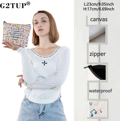 Vista 2 de G2TUP Sonography Tech Sonographer Ultrasonido Técnico Regalos Sonographer Accesorios Bolsa Una Bolsa de Cosméticos Verdaderamente Gran Sonógrafo