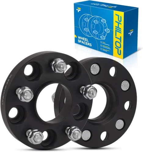 Vista 26 de PHILTOP 4x100 1.25" Espaciadores de rueda para Yaris, 2 piezas de espaciadores de rueda centrados en buje con 54.1mm de diámetro interior del buje