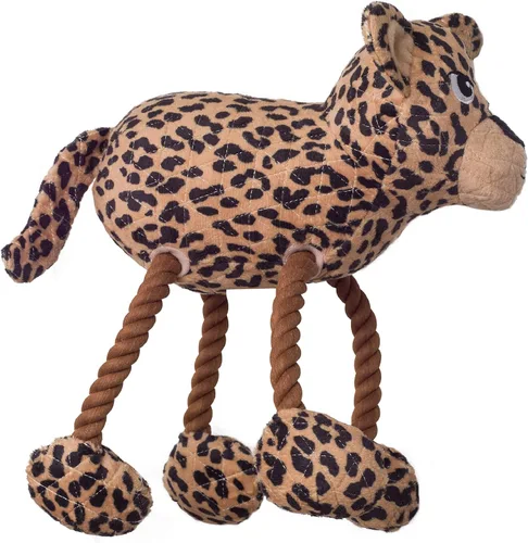 Vista 8 de Outward Hound Xtreme Seamz - Juguete chirriante para perro de cocodrilo, relleno denso reforzado