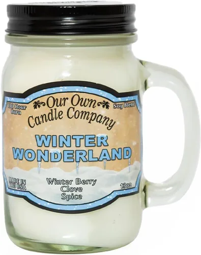 Vista 49 de Our Own Candle Company Grandma's Kitchen - Vela perfumada en tarro Mason de 13 onzas