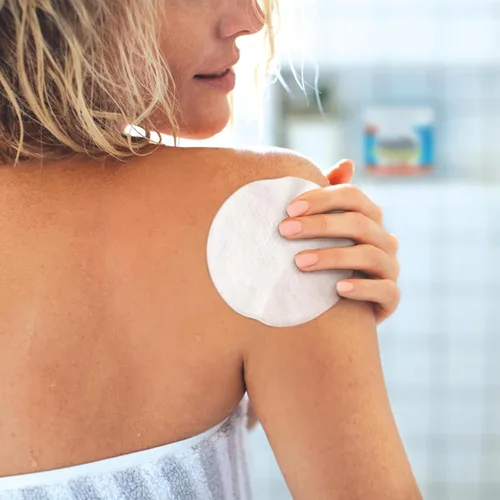 Vista 6 de Stridex Almohadillas faciales XL para el cuerpo, tratamiento exfoliante
