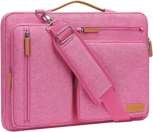 Vista 14 de MOSISO Bolsa de hombro protectora 360 para laptop, bolsa de computadora de 13 a 13.3 pulgadas compatible con MacBook, HP, Dell, Lenovo, Asus