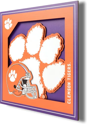 Vista 25 de YouTheFan NCAA Alabama Crimson Tide Serie de Logo 3D de Arte de Pared - 12x12 pulgadas