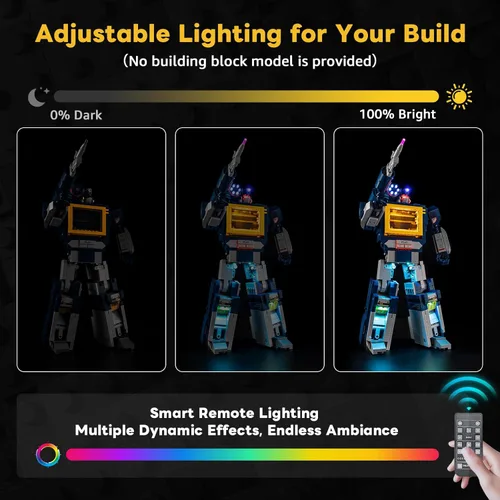 Vista 3 de Kyglaring Kit de luces compatible con Lego 10358 (sin luz de modelo), accesorios de iluminación LED de control remoto compatibles