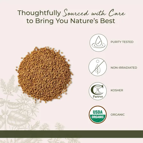 Vista 4 de Starwest Botanicals Fenugreek Granos de semillas orgánicas