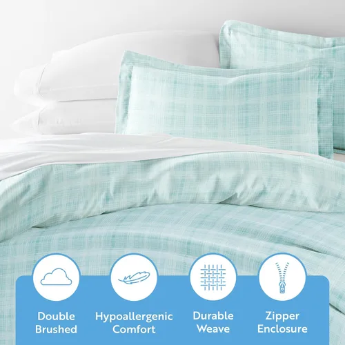 Vista 494 de Linen Market Funda de edredón individual para cama individual – Experimenta una comodidad similar a un hotel con una suavidad inigualable