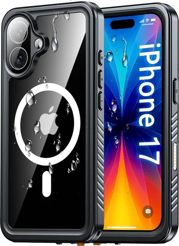 Vista 11 de Oterkin Funda impermeable para iPhone 16, funda de cuerpo completo 360° resistente 16 con protector de pantalla HD integrado y protector de cámara