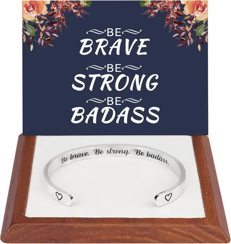 Pulsera con mensaje oculto, regalos significativos para mujeres, regalos para grandes amigas, joyas de amistad únicas, regalos de cumpleaños