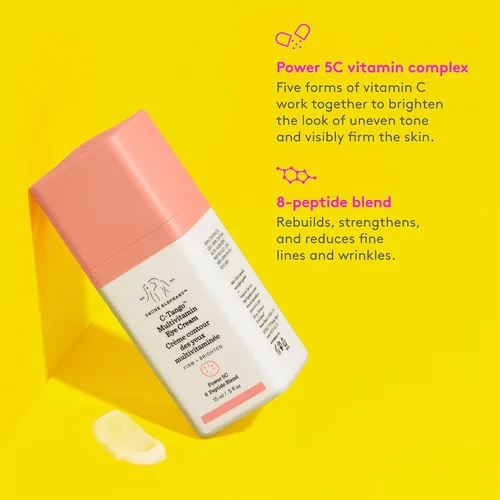 Vista 5 de Drunk Elephant C-Tango Multivitamin Eye Cream - Vitamin C Eye Cream - Clean Clinical Skincare