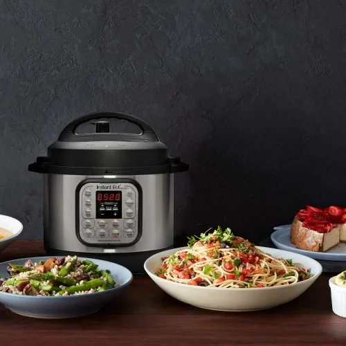 Instant Pot Duo Mini olla eléctrica a presión 7 en 1, esterilizador, olla de cocción lenta, olla arrocera, vaporera, salteadora, yogur y calentador,
