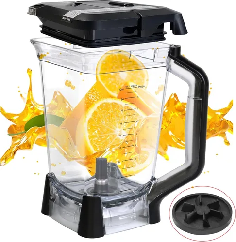 Jarra de repuesto XL de 72 onzas para licuadora Ninja, repuesto de tapa superior de 72 onzas para Ninja BL610 BL710WM CO610B CO650B, tapa superior