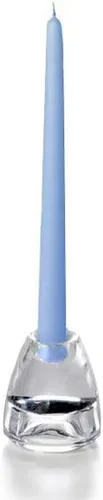 Vista 106 de Yummi Velas cónicas Blue Jade - 10 pulgadas - 12 por paquete
