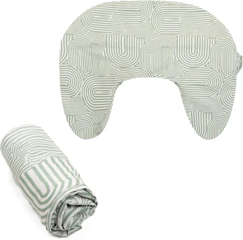 Vista 9 de Boppy Nursing Pillow Liner - Waterproof Protection for Redesigned Boppy Nursing Pillow, Machine Wash & Dry, Wipeable, Liner Only - Nursing Pillow