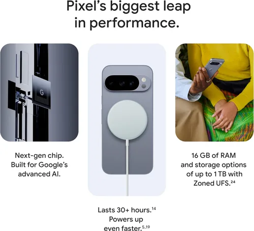 Vista 8 de Google Pixel 10 Pro XL - Smartphone Android desbloqueado - Asistente Gemini AI, sistema de cámara trasera triple, batería de carga rápida de 24 Jade