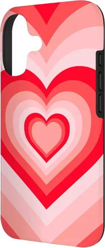 Vista 2 de Love Heart Coffee Latte Red Cute Valentines Day Phone Case for iPhone 17