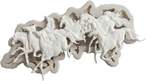 Vista 3 de Molde de silicona para hornear moldes de resina epoxi para moldes de pastel de chocolate para gelatinas (A)