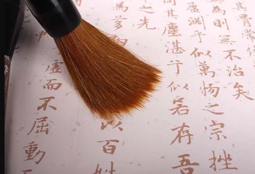 Vista 2 de Fendawn Strive Cepillo Kanji de caligrafía china de pelo de lobo japonés Sumi Dibujo Pluma 1 PCS (grande)