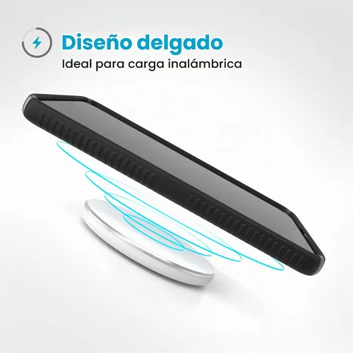 Vista 3 de Speck Funda para Samsung Galaxy S25 Plus, protección contra caídas de 13 pies, agarre antideslizante, funda para Samsung S25 Plus, bisel elevado