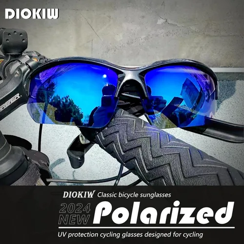 Vista 3 de Sports Polarized Sunglasses for Men Cycling Running Fishing UV Protection Sun Glasses Lightweight Half Frame Goggles