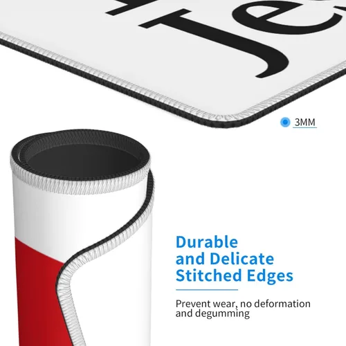 Vista 4 de Alfombrilla de mouse con texto en inglés "I Love Jesus", impermeable, para computadora de escritorio, tamaño 8.6 x 7 pulgadas