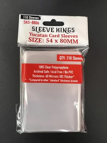 Vista 222 de Mangas cuadradas medianas (2.559 x 2.559 in) paquete de 110, 60 micras