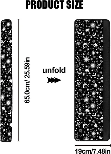 Vista 7 de Funda para cinturón de seguridad para adultos, 1 funda para cinturón de seguridad extra larga, fundas para cinturón de seguridad, cojín suave
