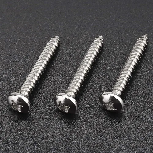 Vista 3 de Tornillos para madera Phillips de acero inoxidable #14 x 1-1/2" (paquete de 30), acero inoxidable 304 (18-8), tornillos de chapa de cabeza plana