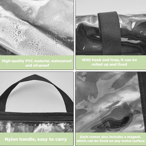 Vista 5 de Tanlade 3 piezas de soporte plegable impermeable para planes, impermeable, para mapas, portafolios de construcción, bolsa de cartera de arte, se