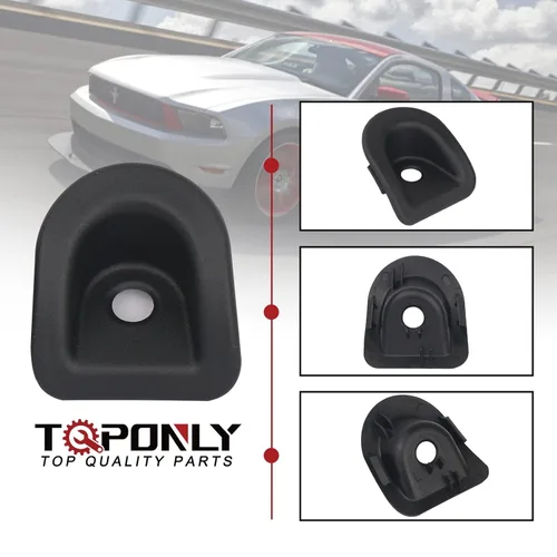 Vista 4 de TQPONLY Panel de puerta de guarnición con cierre de goma, compatible con Ford Mustang 2005-2014 lado izquierdo del conductor y lado derecho del Negro