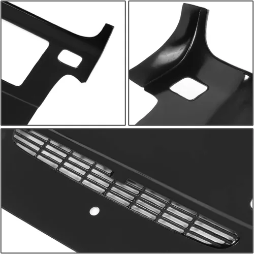 Vista 4 de Auto Dynasty Cubierta de tablero frontal ABS moldeada Compatible con Chevy Tahoe Avalanche Suburban Silverado GMC Yukon XL Sierra 07-14, Gris