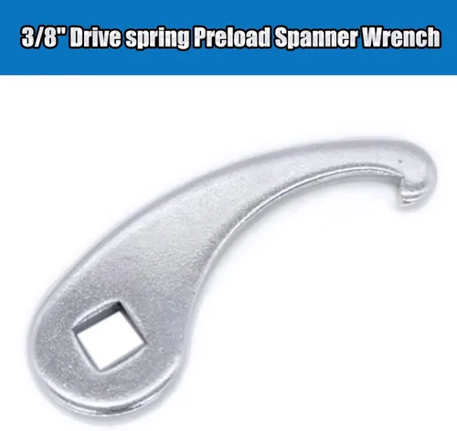 Vista 3 de Llave de precarga de accionamiento de 3/8", se adapta a ajustar la suspensión de choque,Herramientas de reparación de motocicletas