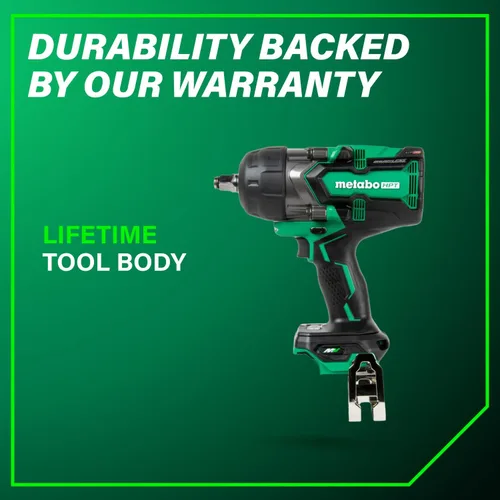 Vista 15 de Metabo HPT Llave de impacto de 1/2 pulgada sin escobillas inalámbrica MultiVolt de 36 V, herramienta eléctrica preferida, potente par