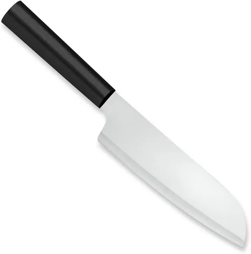 Rada Cuchillo de cocina para cubiertos, hoja de acero inoxidable y mango de resina de acero negro, fabricado en EE. UU., 10-7/8 pulgadas