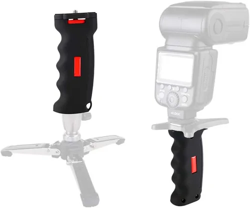 Vista 7 de Poyinco - Estabilizadores de cámara con mango de pistola de plataforma ancha con tornillo de 1/4 "para SLR DSLR DC Canon Nikon Sony iPhone Xiaomi