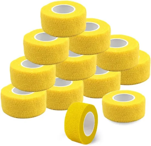 Vista 18 de Cinta adhesiva autoadherente, vendajes médicos cohesivos, flexibles, elásticos, atléticos, fuertes, cinta elástica de primeros auxilios