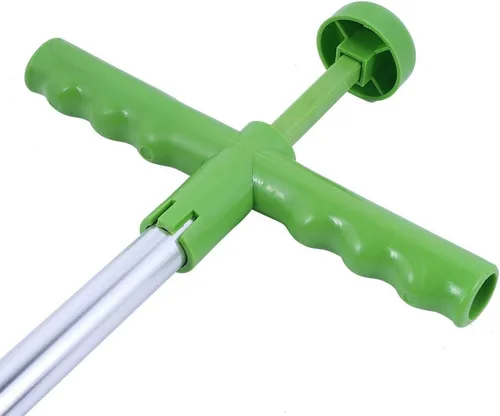 Vista 5 de Extractor de malezas y desbrozadora de malezas, portátil para desbrozadora de hierbas, mango largo, herramienta de eliminación de raíces de césped