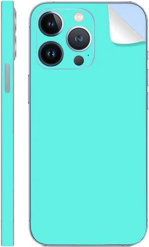 Vista 45 de SopiGuard Skin adhesivo para iPhone 14 Pro, envoltura de cuerpo completo, precisión de borde a borde (Bloodstain)