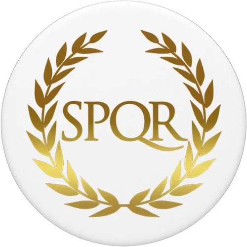 Vista 3 de Ancient Roma SPQR – PopSockets Grip y soporte para teléfonos y tabletas, Negro