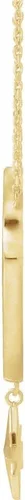 Vista 2 de Collar religioso con medalla milagrosa de oro amarillo de 14 k (0.937 x 0.618 in), 18 pulgadas, Oro, Sin tipo gema