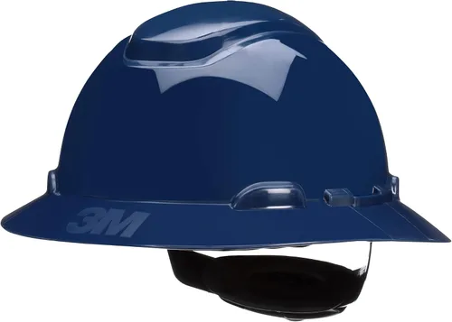 Vista 17 de 3M Hard Hat SecureFit H-800 Series Casco de seguridad estilo ala completa con sensor Uvicator, suspensión de trinquete de difusión de presión de 4